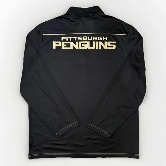 Majestic Thermabase Pittsburgh Penguins NHL
1/4 Zip LA Shirt Black Mens Size XL - Picture 7 of 7